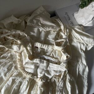 FP Cottage Core Linen Dress